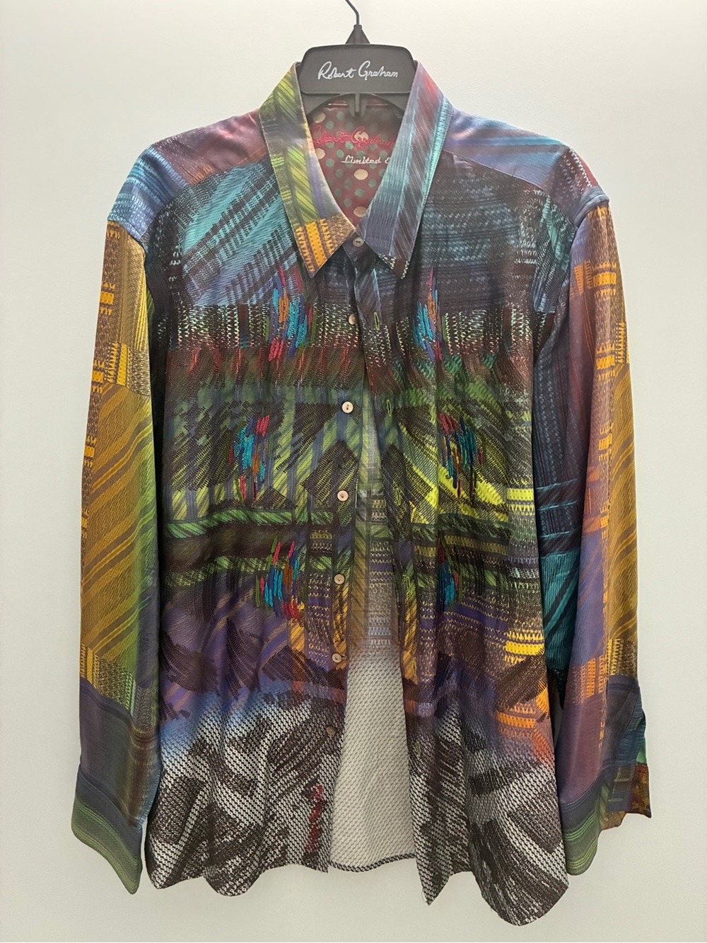 Robert Graham EMERY Multicolor Patterned Button-Up Shirt